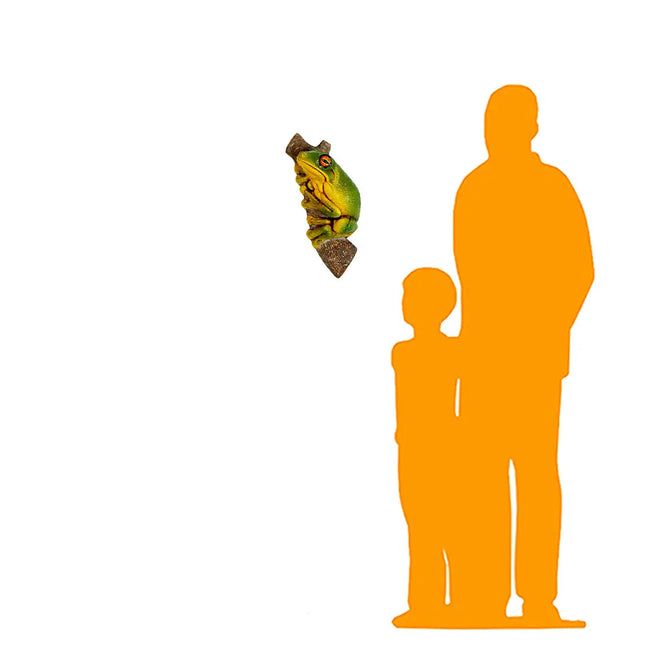 Small Tree Frog Life Size Statue LM Treasures - H