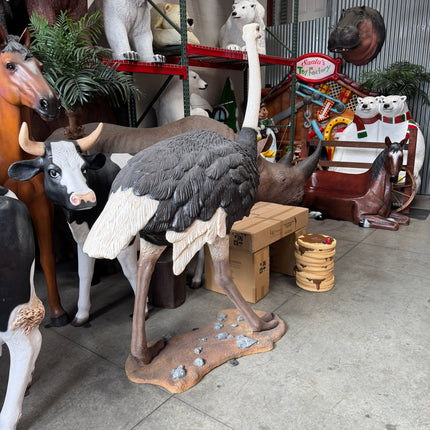 Ostrich Life Size Statue