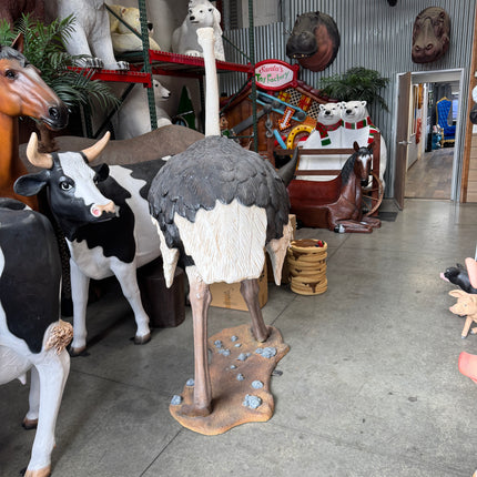 Ostrich Life Size Statue