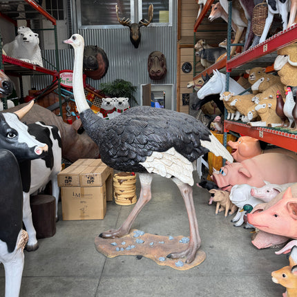 Ostrich Life Size Statue