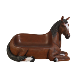 Horse Bench Life Size Statue - LM Treasures 