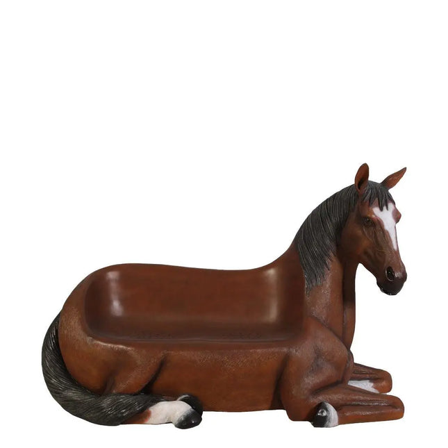 Horse Bench Life Size Statue LM Treasures - H