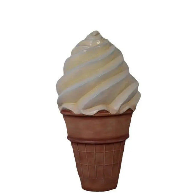 Soft Serve Vanilla Ice Cream Over Sized Statue LM Treasures - H