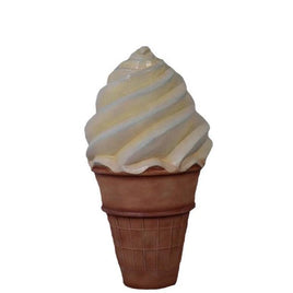 Soft Serve Vanilla Ice Cream Over Sized Statue - LM Treasures 