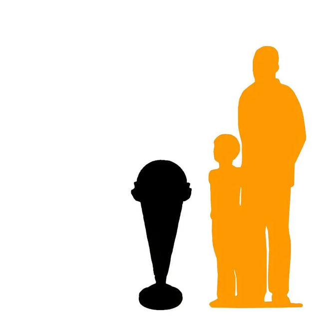 One Scoop Strawberry Ice Cream Over Sized Statue LM Treasures - H