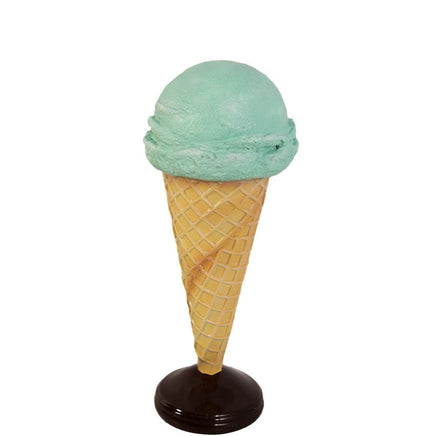 One Scoop Mint Ice Cream Over Sized Statue - LM Treasures 
