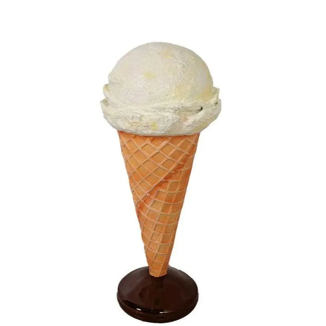 One Scoop Vanilla Ice Cream Over Sized Statue LM Treasures - H