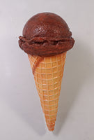 Hanging One Scoop Chocolate Ice Cream Over Sized Statue