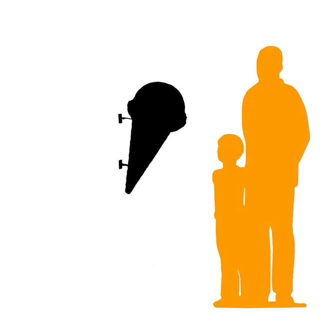 Hanging One Scoop Vanilla Ice Cream Over Sized Statue LM Treasures - H