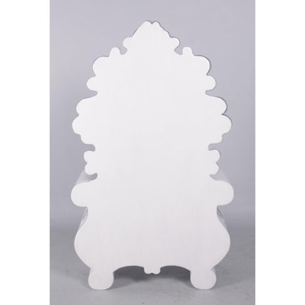 White Santa Throne Life Size Christmas Statue - LM Treasures 