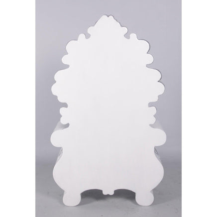 White Santa Throne Life Size Christmas Statue - LM Treasures 