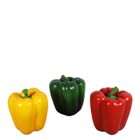 Green Bell Pepper Over Sized Statue - LM Treasures 