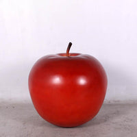 Jumbo Red Apple Over Sized Statue
