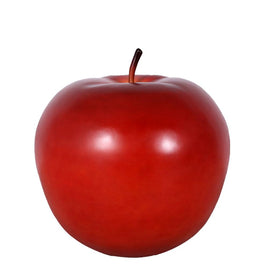 Jumbo Red Apple Over Sized Statue - LM Treasures 