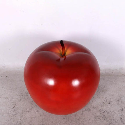 Jumbo Red Apple Over Sized Statue