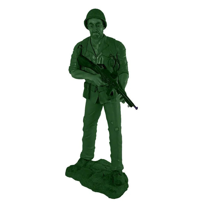 Green Soldier WWII Life Size Military Statue LM Treasures - H