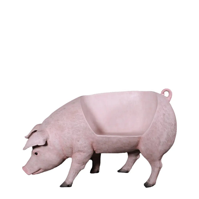 Pig Bench Life Size Statue LM Treasures - H