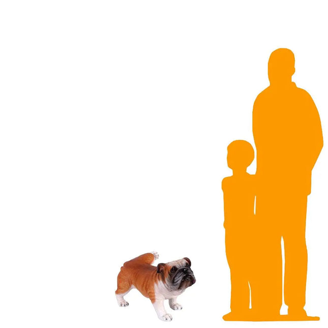 Bulldog Peeing Life Size Statue LM Treasures - H