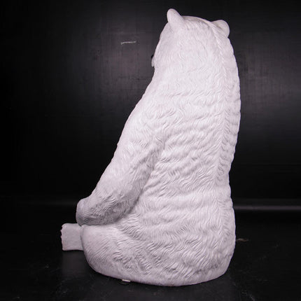 Jumbo Polar Bear Life Size Statue
