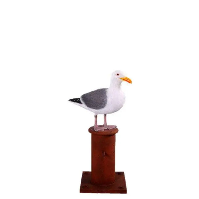 Seagull On Post Life Size Statue LM Treasures - H