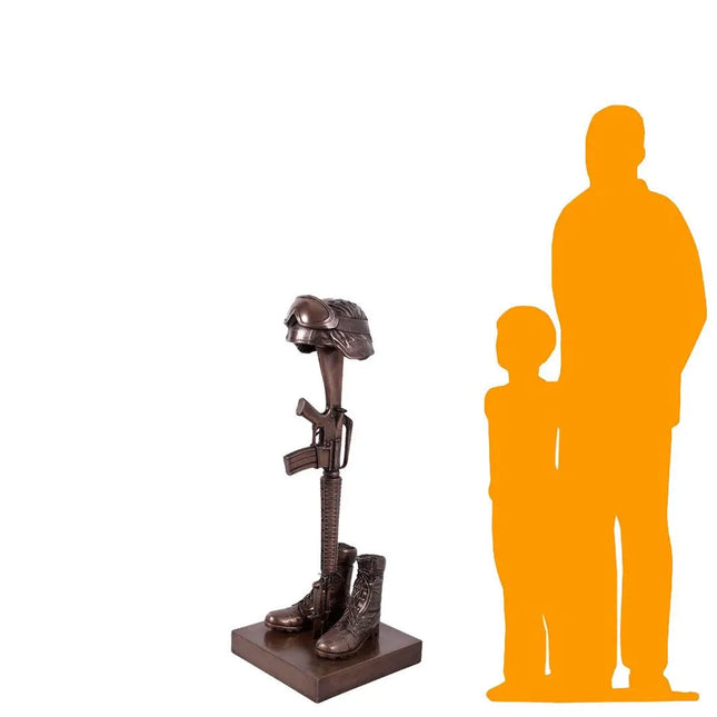 Fallen Soldier Memorial Statue LM Treasures - H