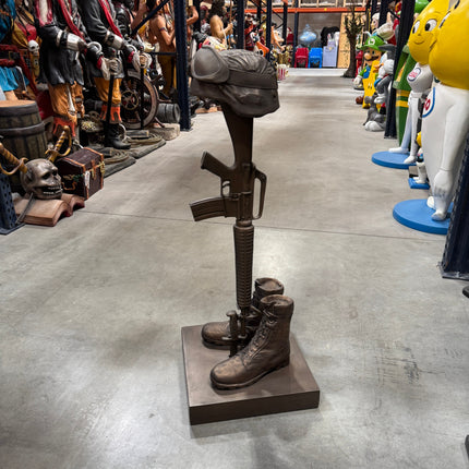 Fallen Soldier Memorial Statue LM Treasures - H