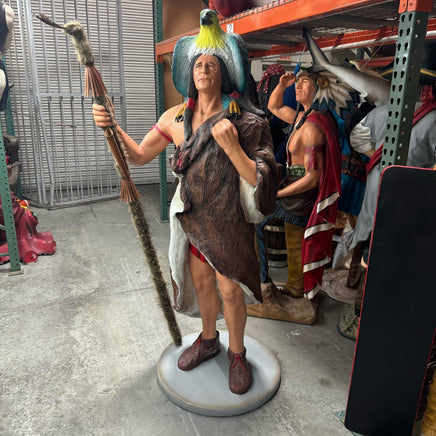 Indian Medicine Man Life Size Statue - LM Treasures 