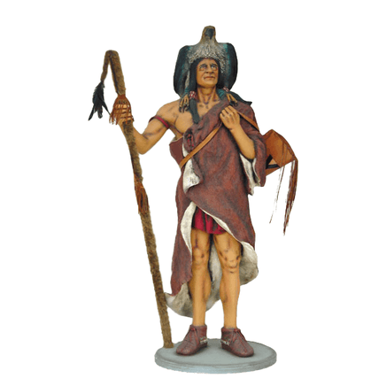 Indian Medicine Man Life Size Statue - LM Treasures 