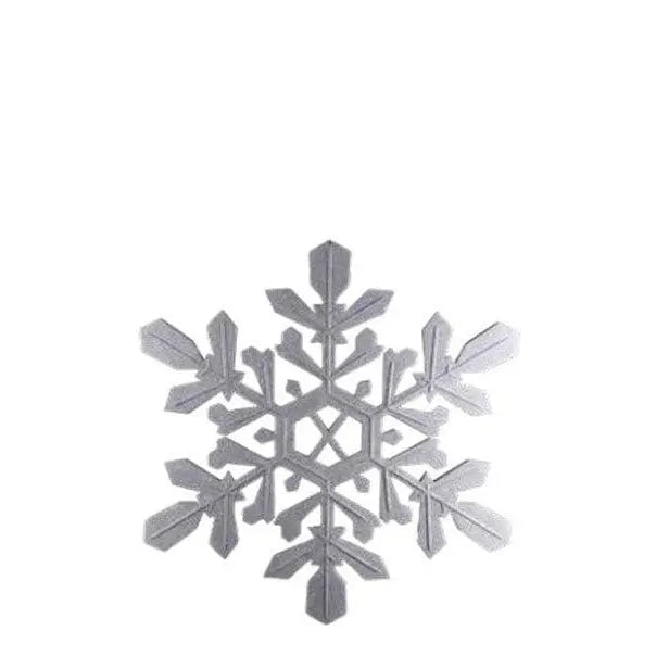 Hanging Silver Snowflake Statue - LM Treasures