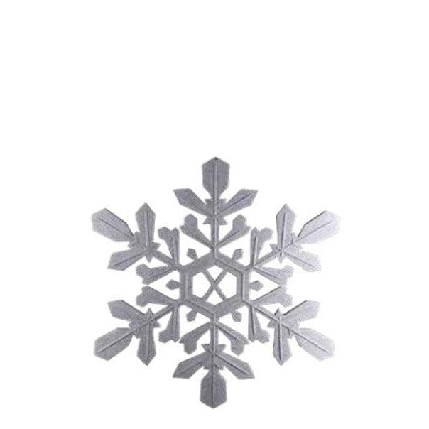 Hanging Silver Snowflake Statue