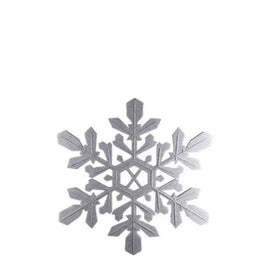 Hanging Silver Snowflake Statue