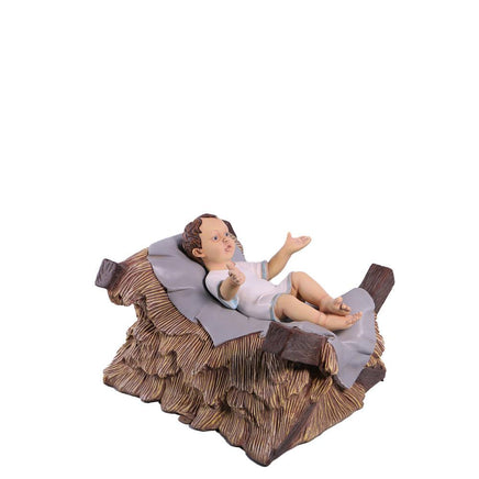 Nativity Baby Jesus Christmas Life Size Statue - LM Treasures 