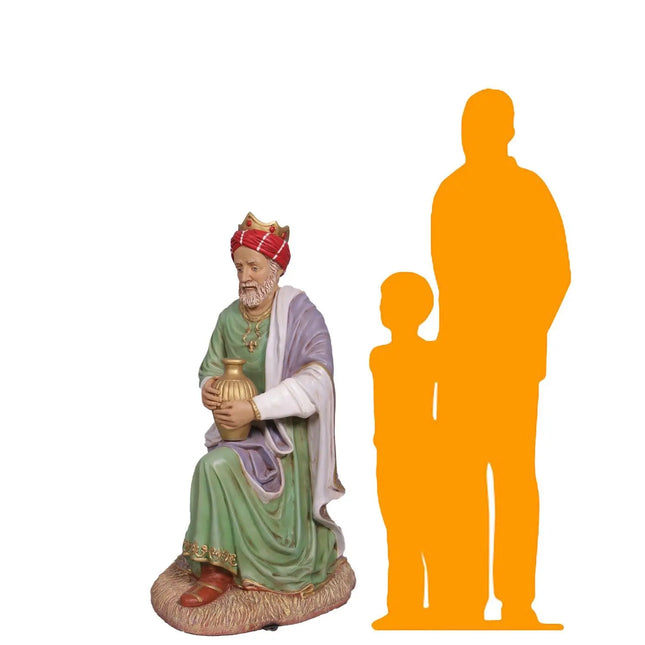 Nativity King Melchior Christmas Life Size Statue LM Treasures - H