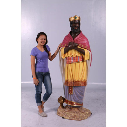 Nativity King Balthasar Christmas Life Size Statue - LM Treasures 