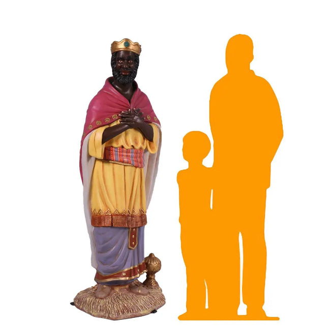 Nativity King Balthasar Christmas Life Size Statue LM Treasures - H