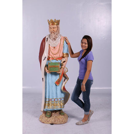 Nativity King Gaspar Christmas Life Size Statue - LM Treasures 