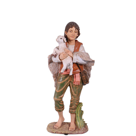 Nativity Shepherd Boy Christmas Life Size Statue - LM Treasures 