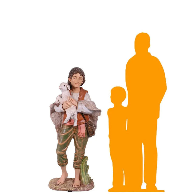 Nativity Shepherd Boy Christmas Life Size Statue LM Treasures - H