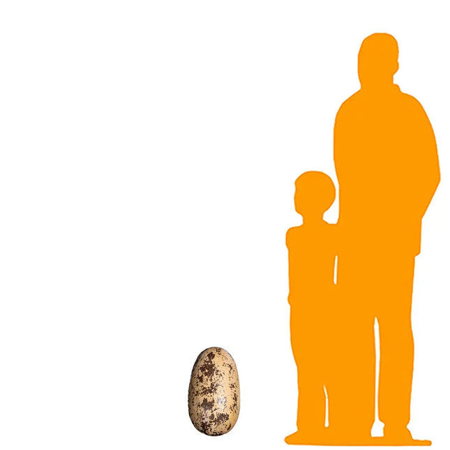 Large Theropod Dinosaur Egg Life Size Statue LM Treasures - H