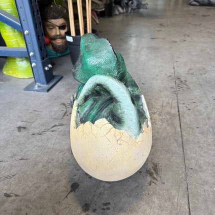 T-Rex Dinosaur Egg Hatching Life Size Statue LM Treasures - H