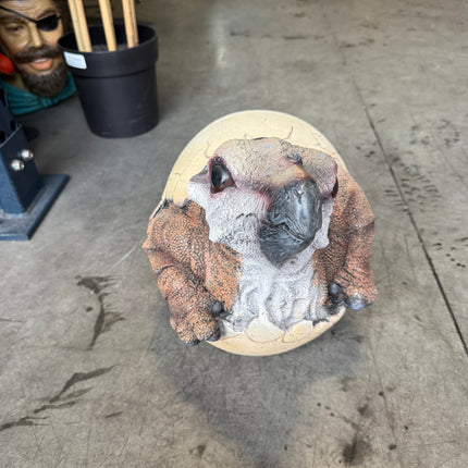 Triceratops Dinosaur Egg Hatching Statue
