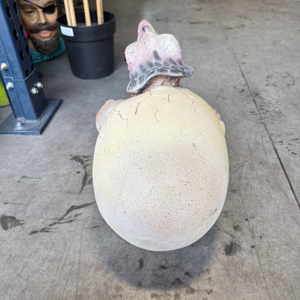 Triceratops Dinosaur Egg Hatching Statue