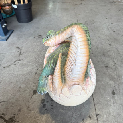 Brachiosaurus Dinosaur Egg Hatching Life Size Statue