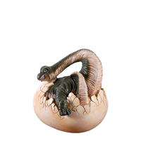 Brachiosaurus Dinosaur Egg Hatching Life Size Statue - LM Treasures 
