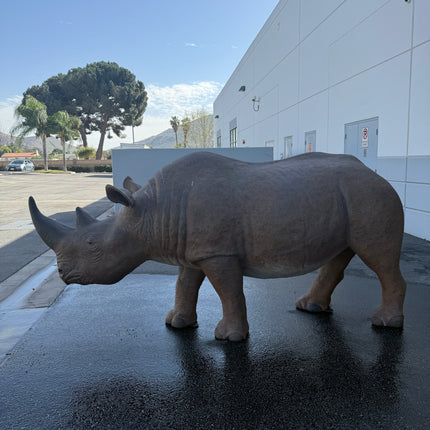 Rhinoceros Life Size Statue