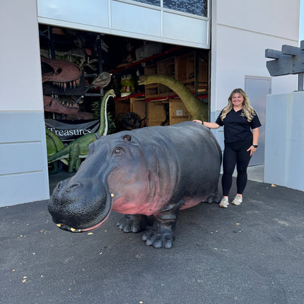 Hippo Life Size Statue