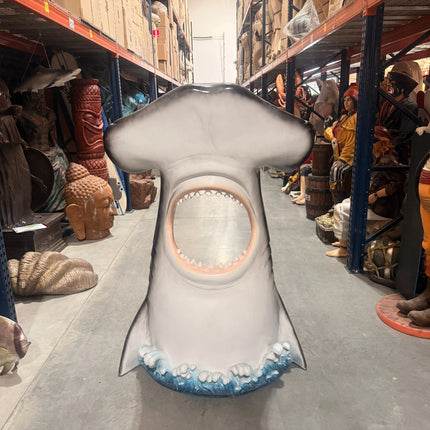 Hammerhead Shark Photo Op Statue LM Treasures - H