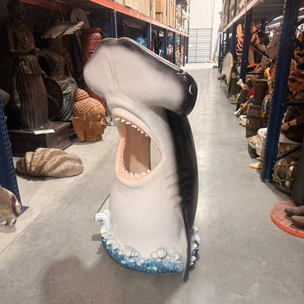 Hammerhead Shark Photo Op Statue LM Treasures - H