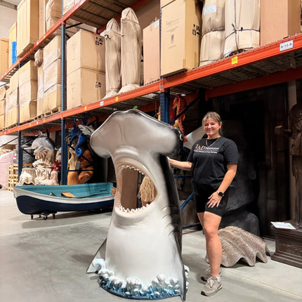 Hammerhead Shark Photo Op Statue LM Treasures - H
