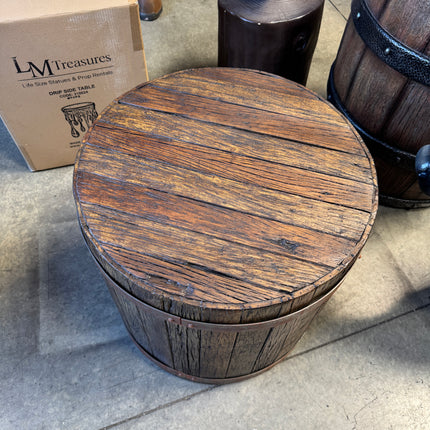 Pirate Side Table Barrel Life Size Statue
